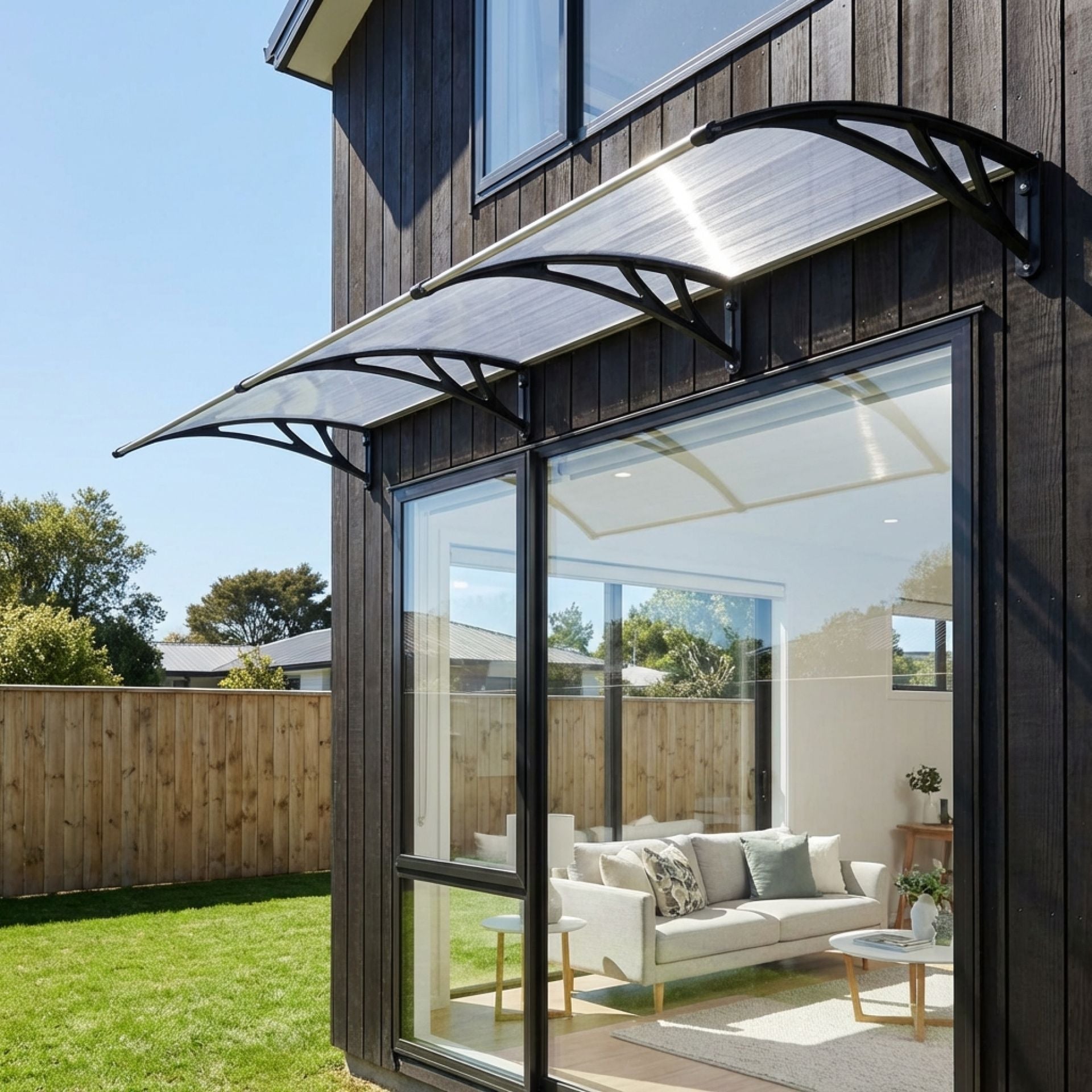 TOUGHOUT Canopy Awning Door Window Awning 3m x 1m