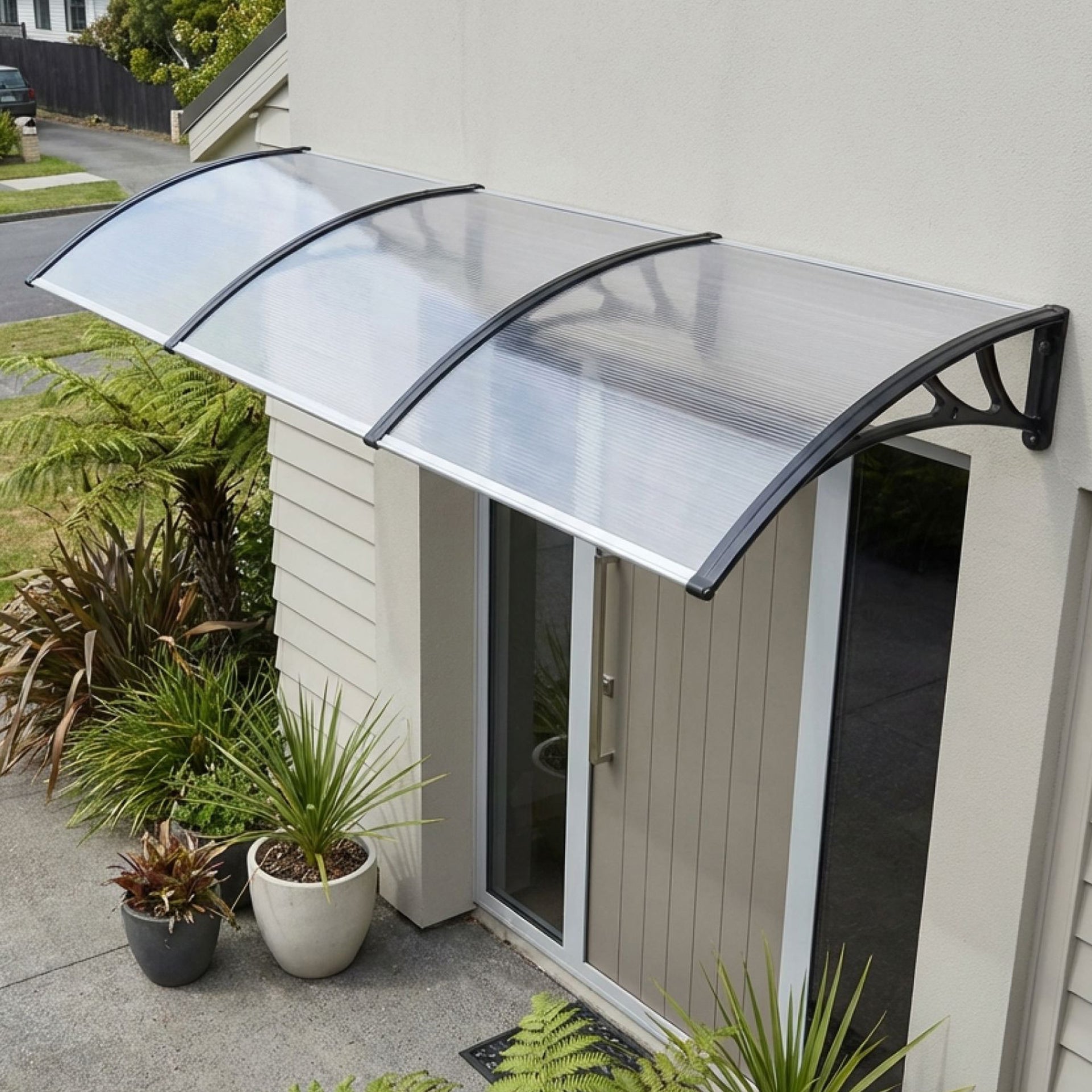 TOUGHOUT Canopy Awning Door Window Awning 3m x 1m
