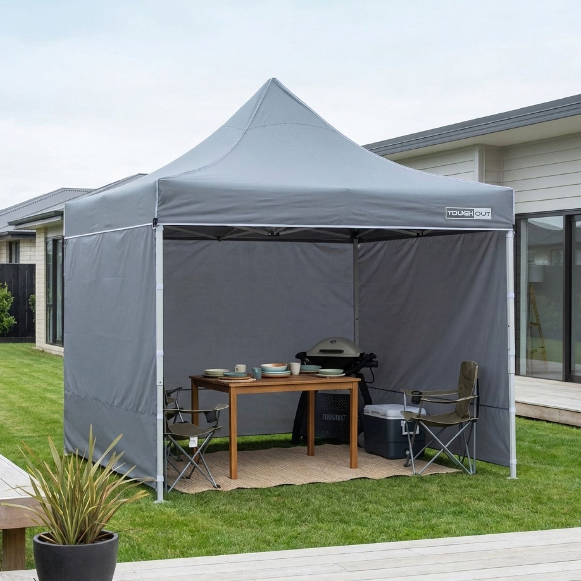 TOUGHOUT Thunderstorm Gazebo 3x3m - Grey