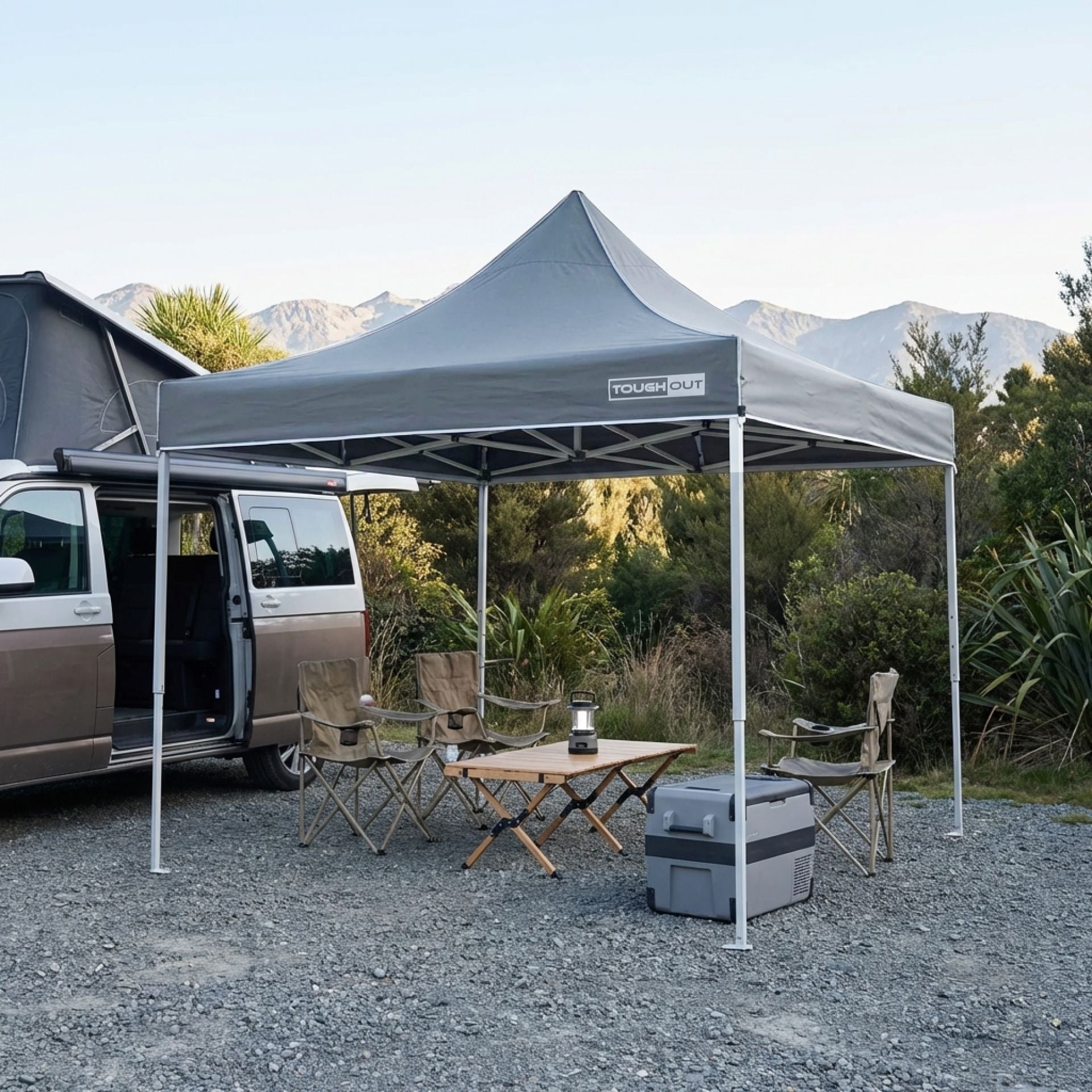 TOUGHOUT Thunderstorm Gazebo 3x3m - Grey