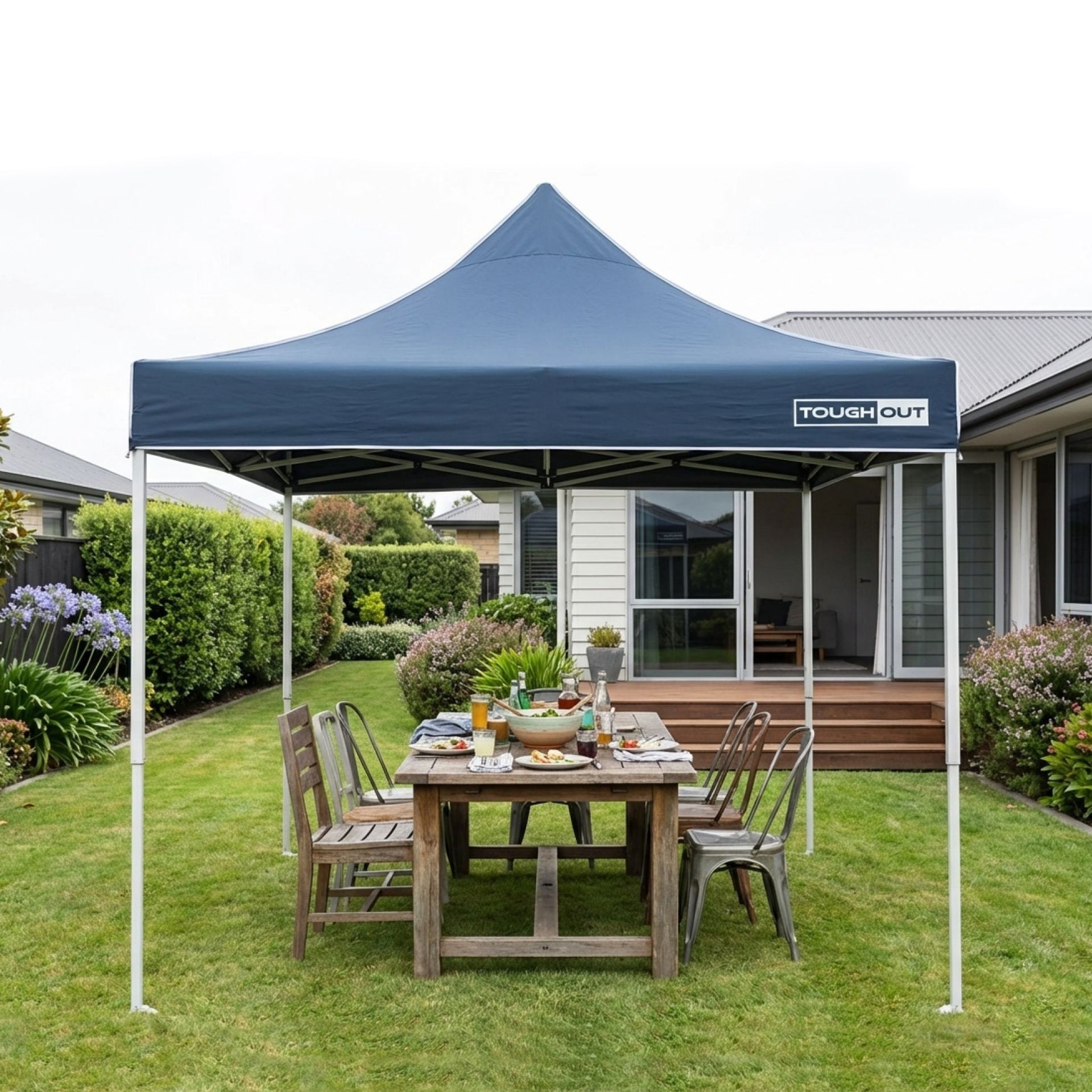TOUGHOUT Thunderstorm Gazebo 3x3m - Navy