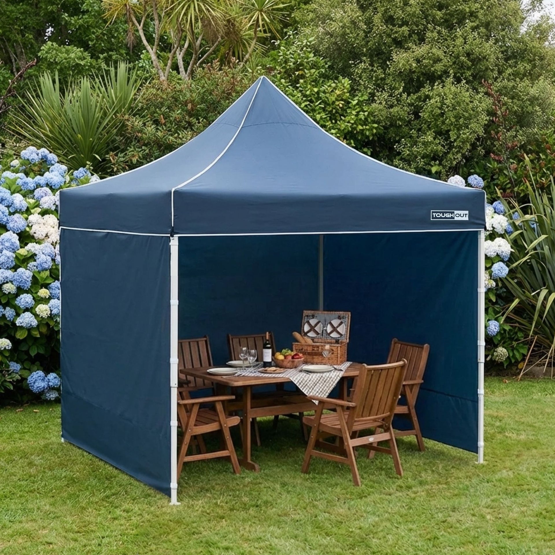TOUGHOUT Thunderstorm Gazebo 3x3m - Navy