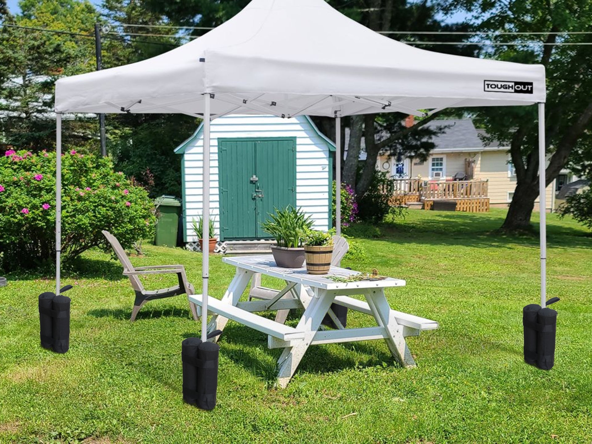 TOUGHOUT 4PCS Commercial Large Gazebo Sand Bag