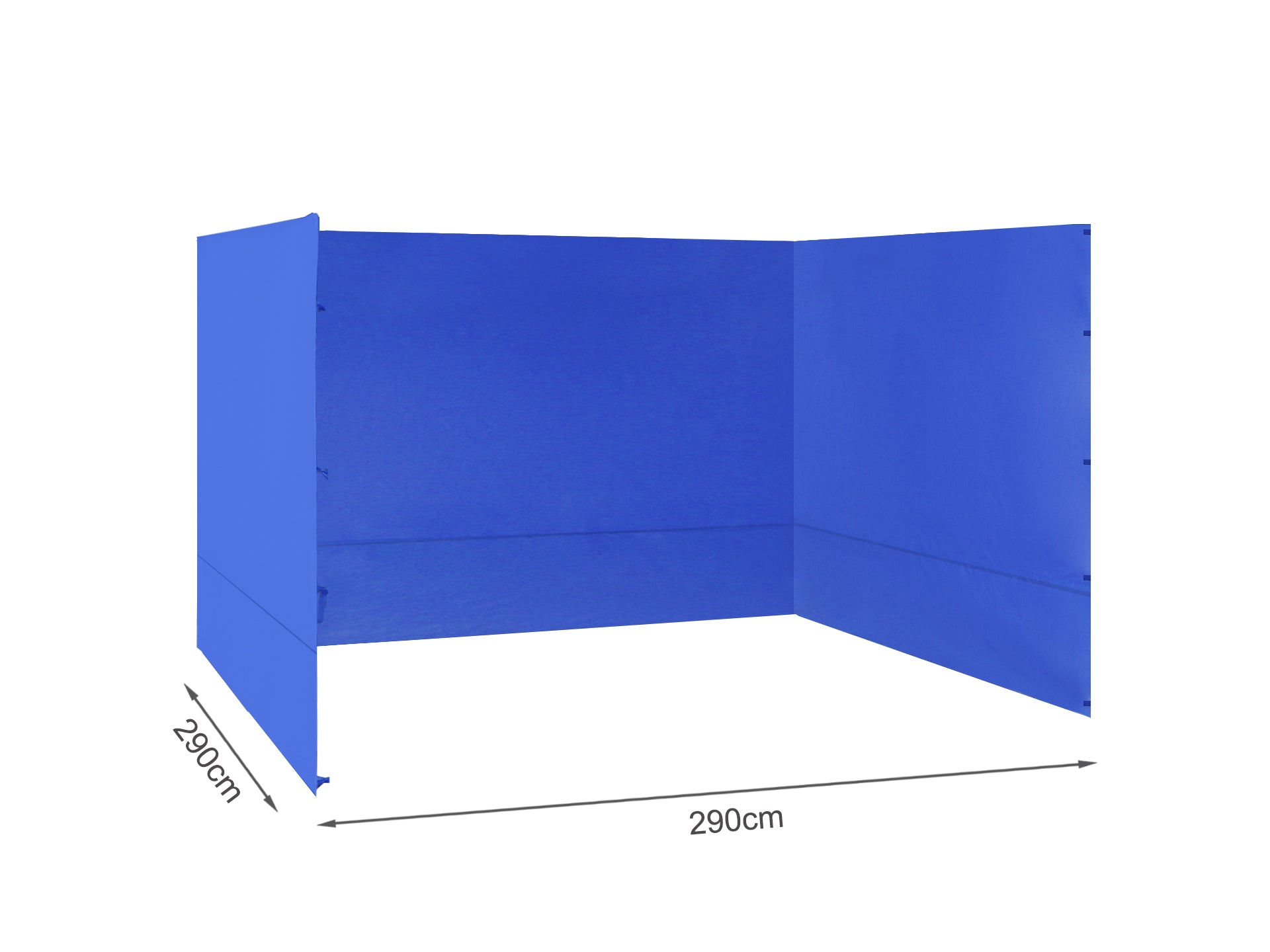 TOUGHOUT Breeze Gazebo Side Wall 3x3M - Blue