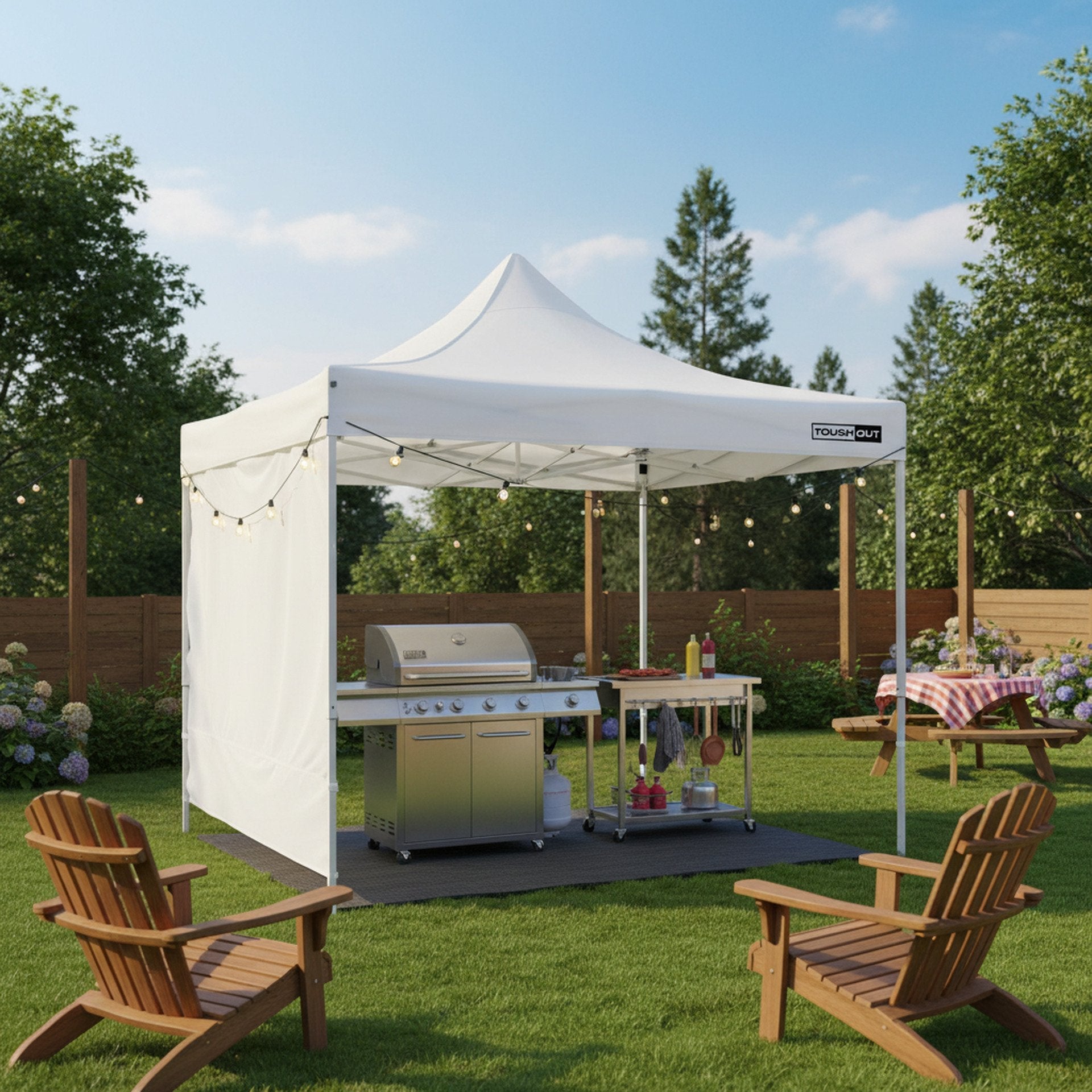 TOUGHOUT Breeze Gazebo 3x3M - White