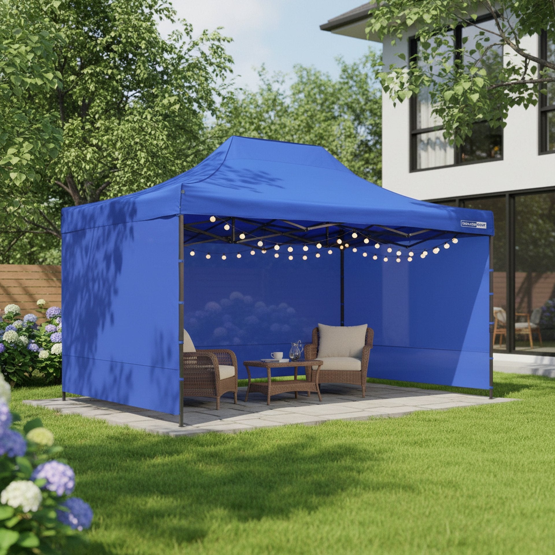 TOUGHOUT Breeze Gazebo 3x4.5M - Blue