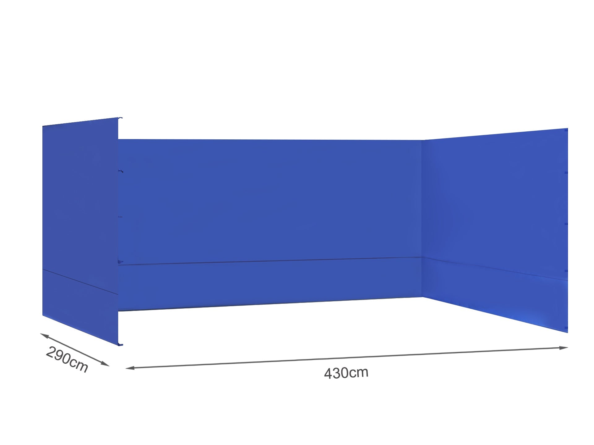 TOUGHOUT Breeze Gazebo Side Wall 3x4.5M