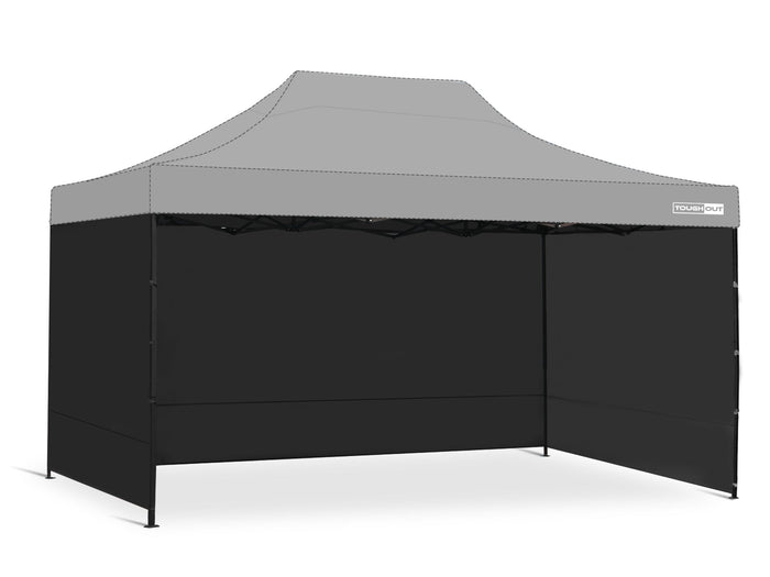 TOUGHOUT Breeze Gazebo Side Wall 3x4.5M - Black