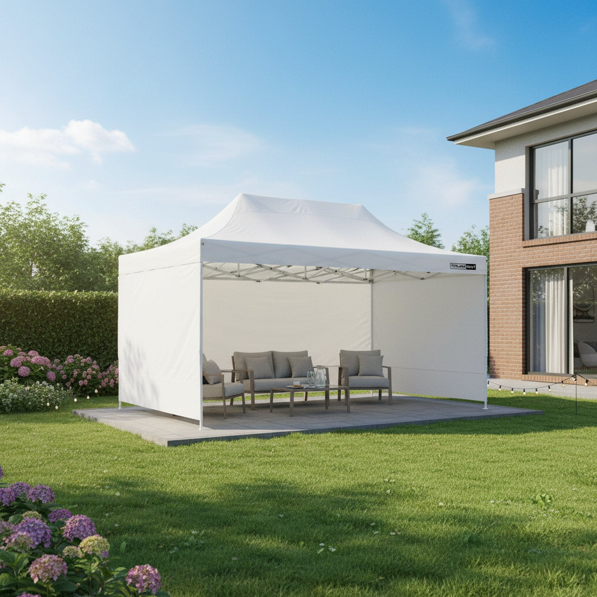 TOUGHOUT Breeze Gazebo 3x4.5M - White