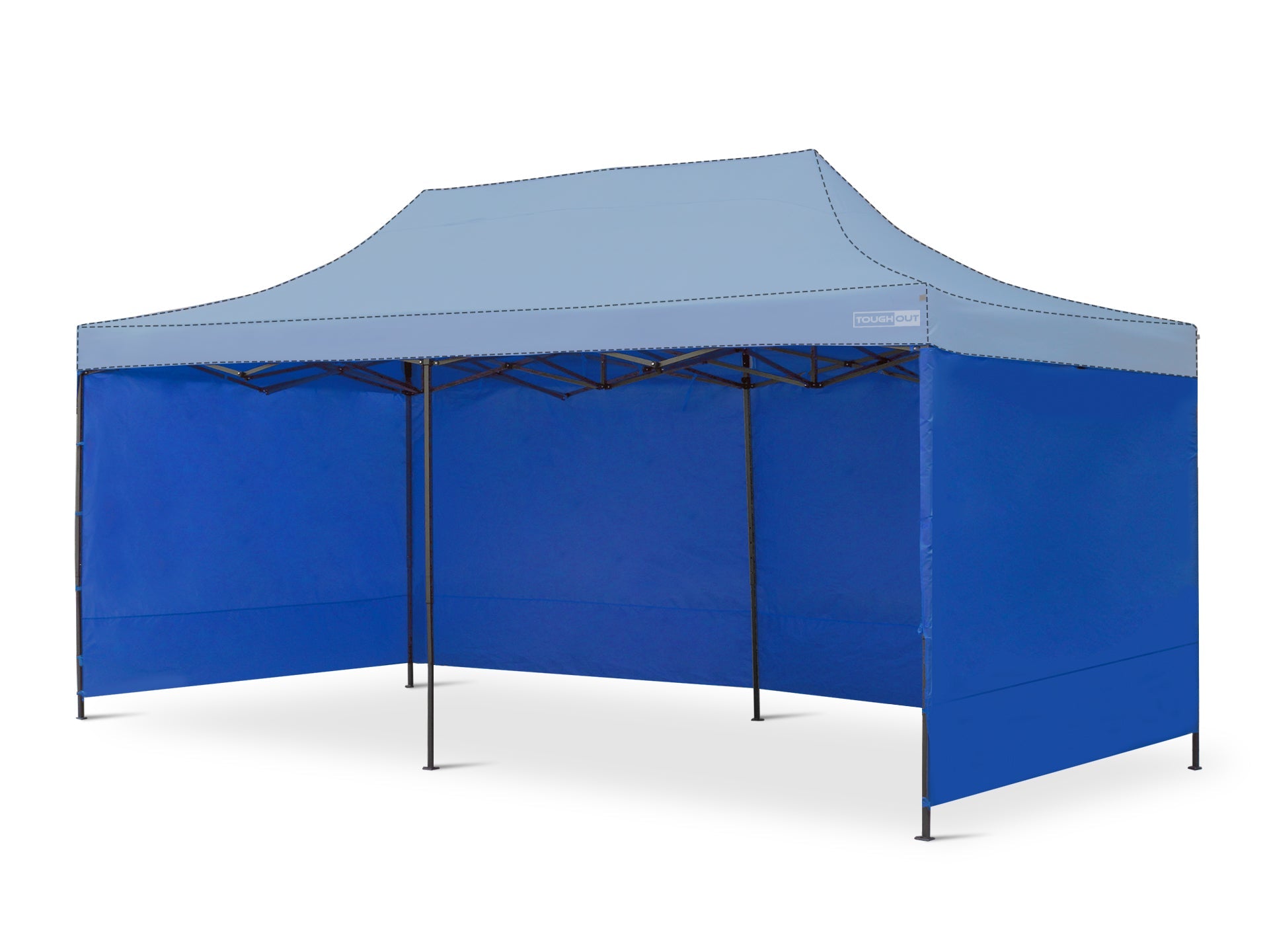 TOUGHOUT Breeze Gazebo Side Wall 3x6M - Blue
