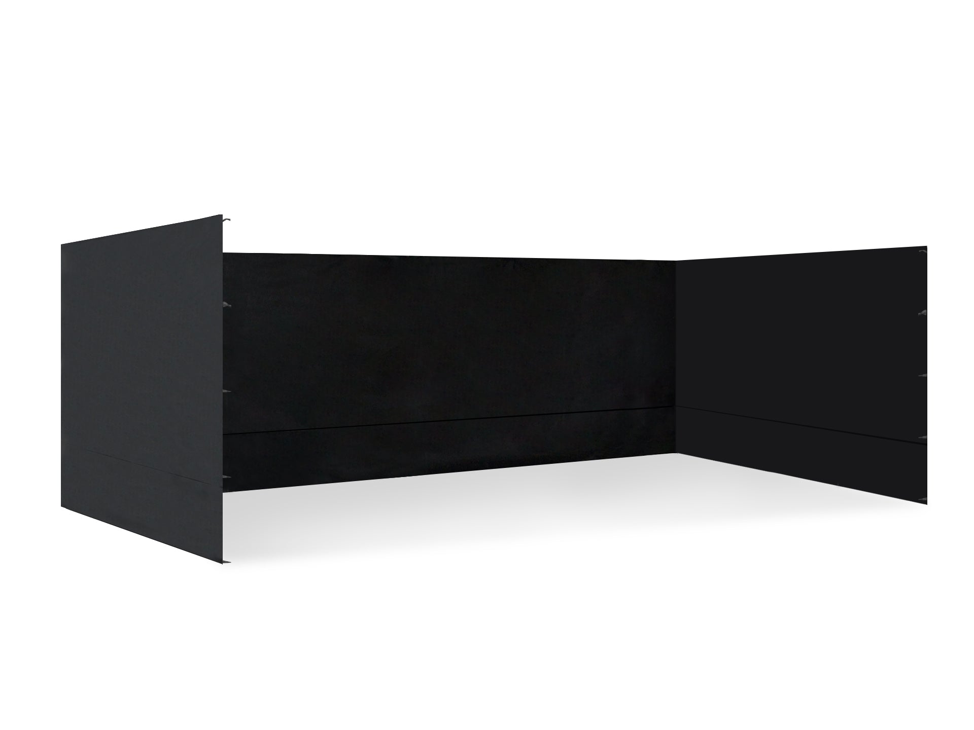 TOUGHOUT Breeze Gazebo Side Wall 3x6M - Black