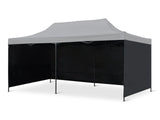 TOUGHOUT Breeze Gazebo Side Wall 3x6M - Black