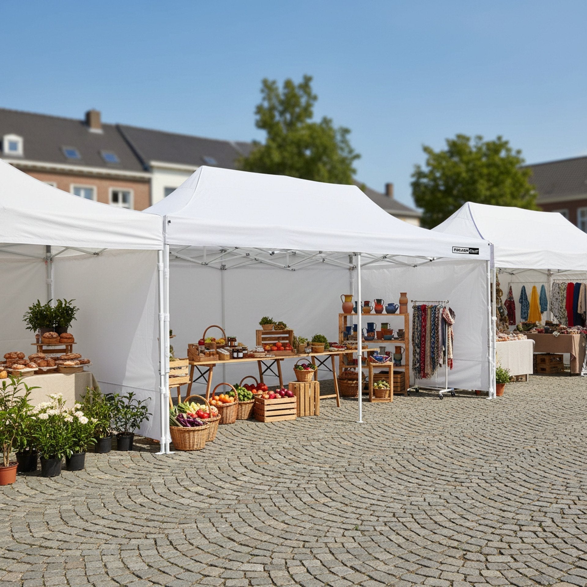 TOUGHOUT Breeze Gazebo 3x6M - White