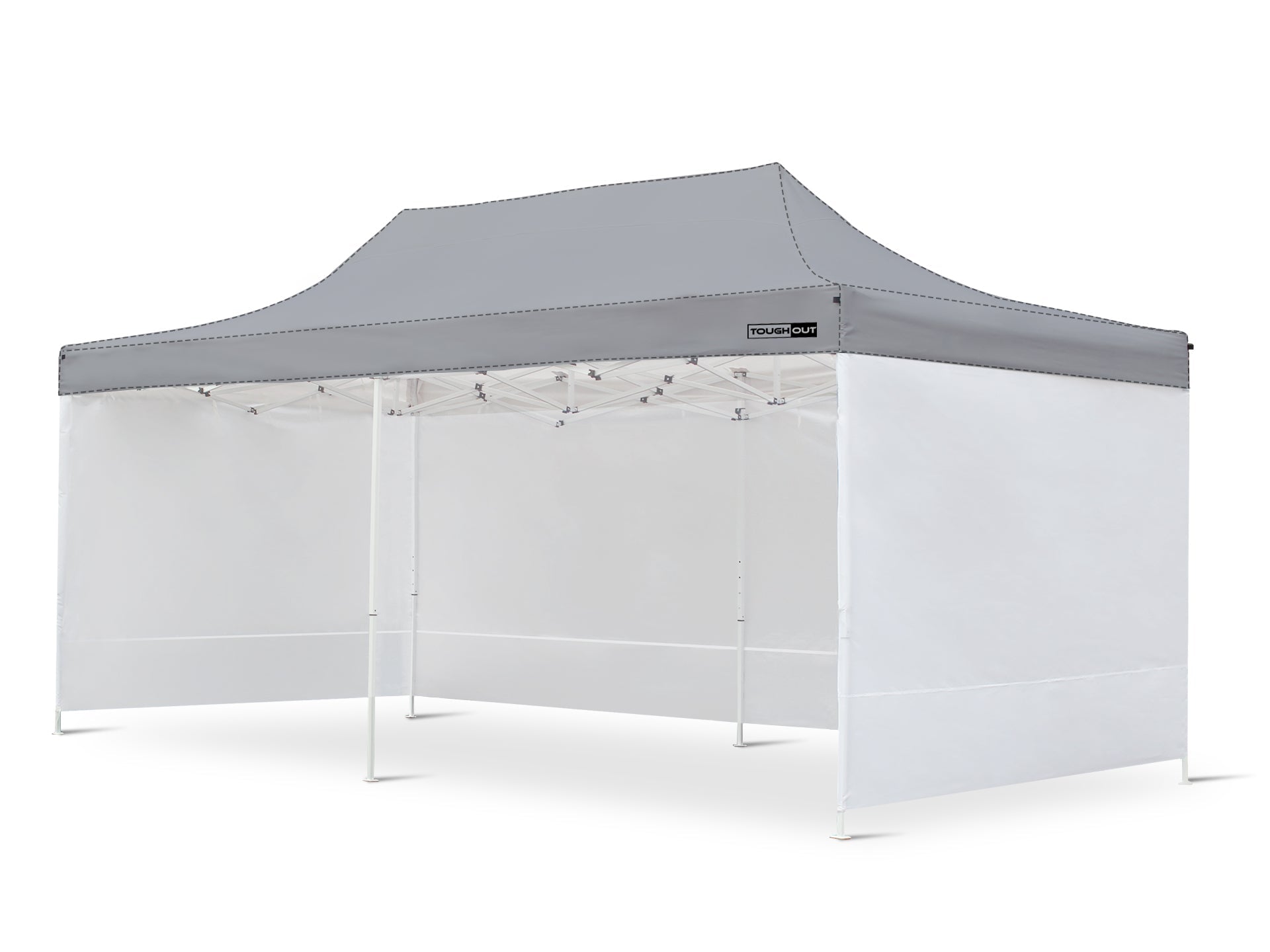 TOUGHOUT Breeze Gazebo Side Wall 3x6M - White
