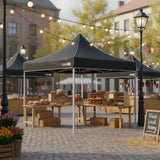TOUGHOUT Thunderstorm Gazebo 3x3m - Black