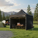 TOUGHOUT Thunderstorm Gazebo 3x3m - Black