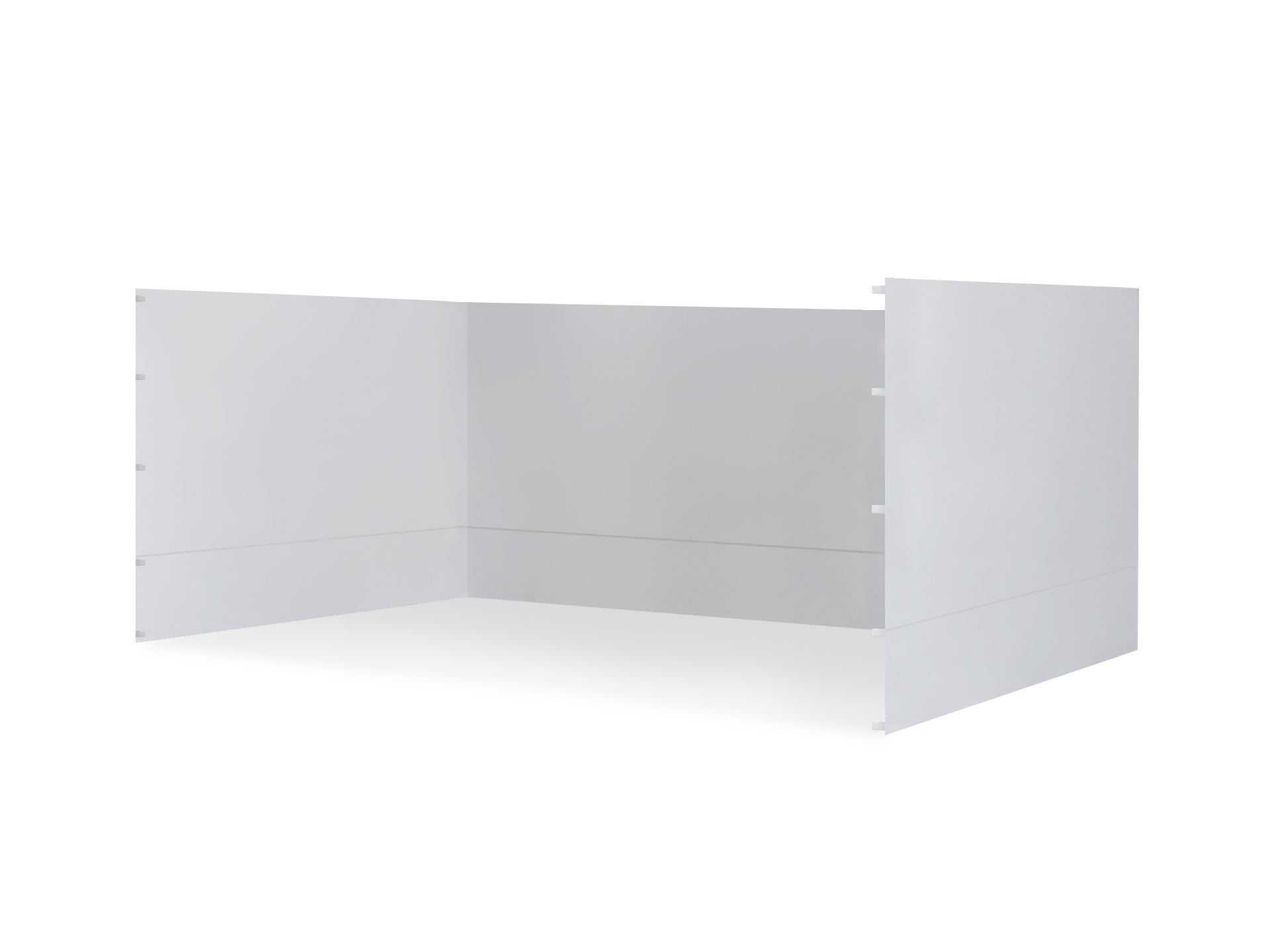 TOUGHOUT Thunderstorm Gazebo Side Wall 3x4.5M - White