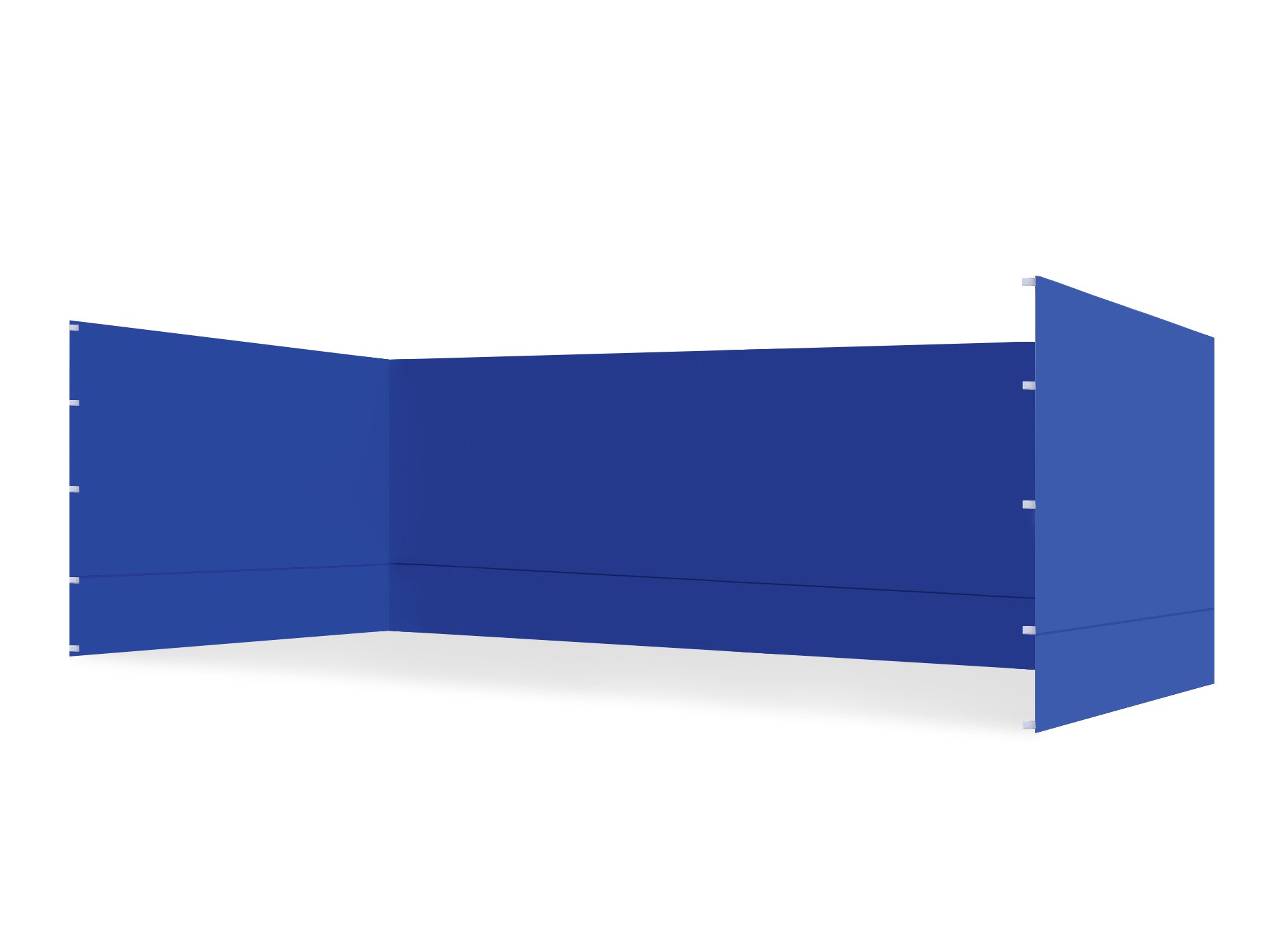 TOUGHOUT Thunderstorm Gazebo Side Wall 3x6M - Blue