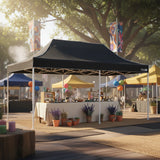 TOUGHOUT Thunderstorm Gazebo 3x6M - Black