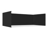 TOUGHOUT Thunderstorm Gazebo Side Wall 3x6M - Black
