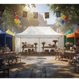 TOUGHOUT Thunderstorm Gazebo 3x6M - White