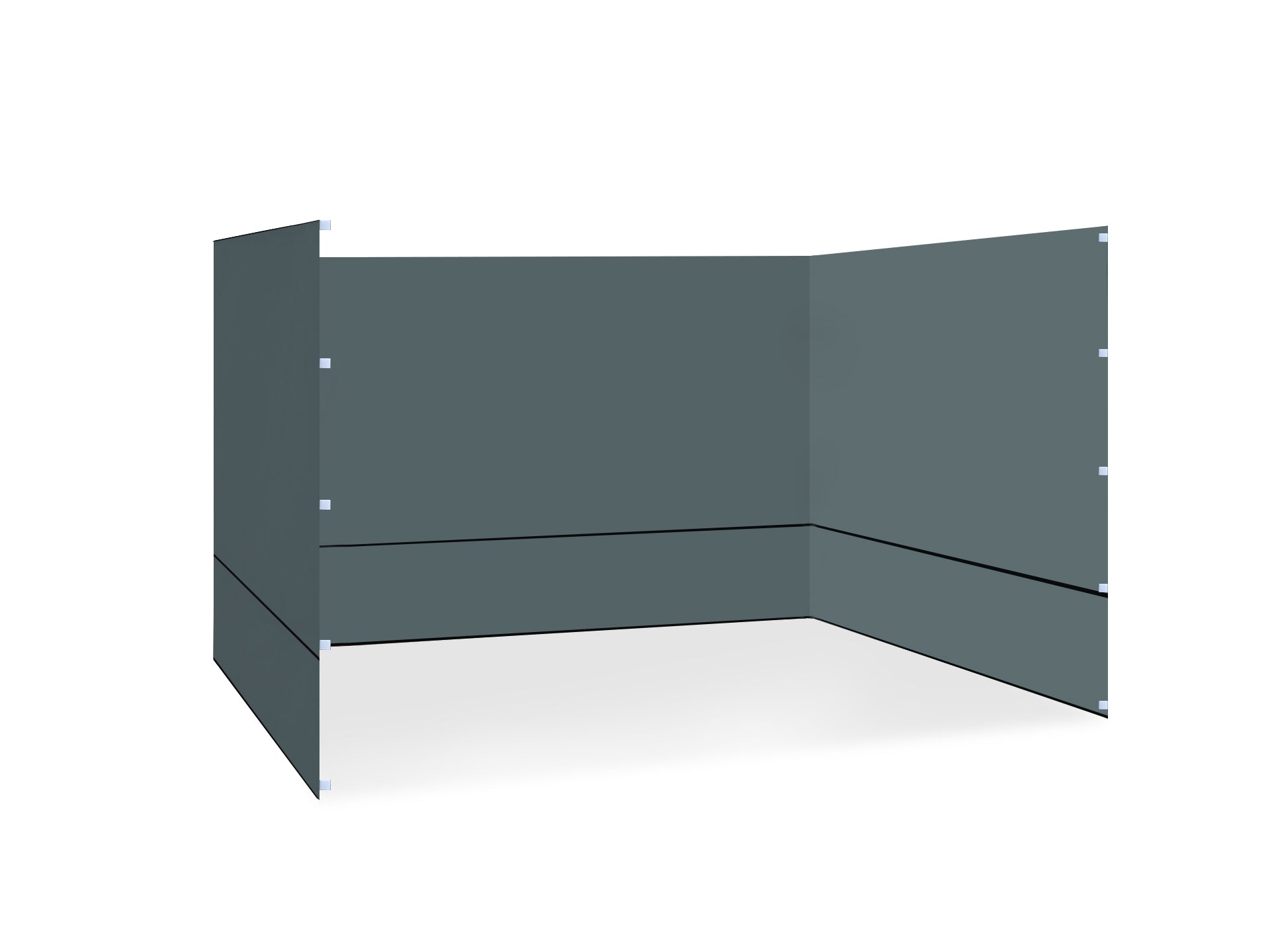 TOUGHOUT Breeze Gazebo Side Wall 3x3M - Grey
