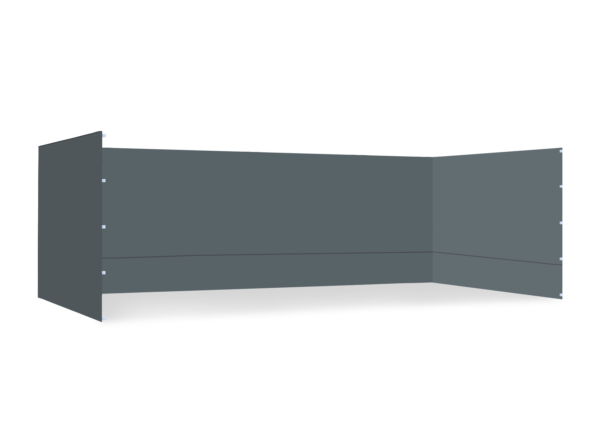 TOUGHOUT Breeze Gazebo Side Wall 3x6M - Grey