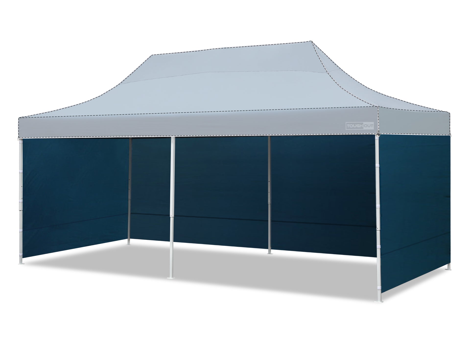 TOUGHOUT Thunderstorm Gazebo Side Wall 3x6M