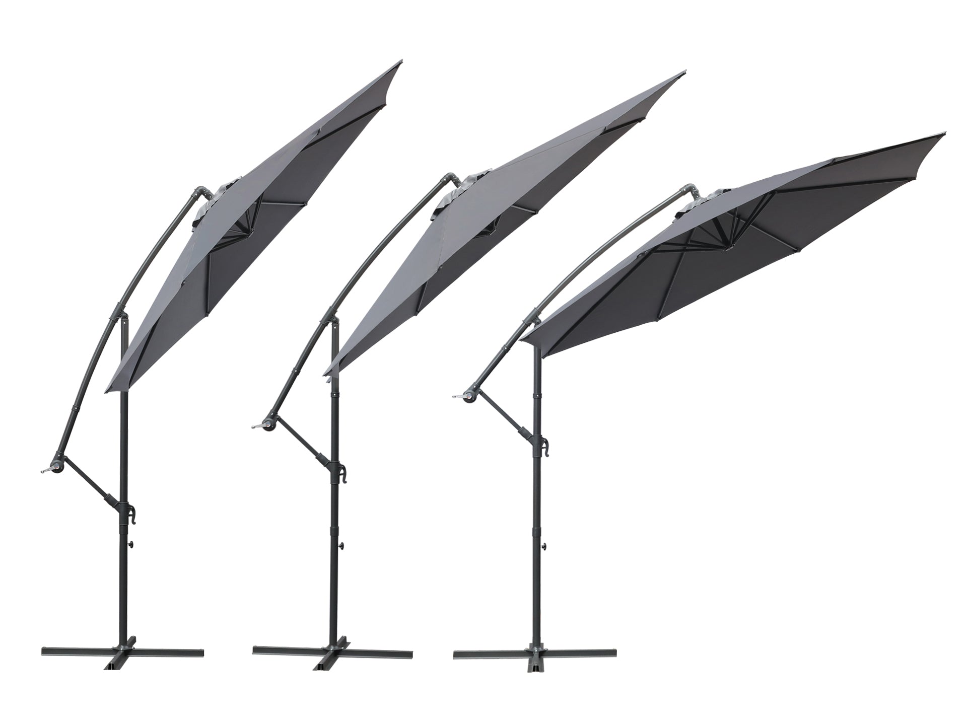 TOUGHOUT Kauri Outdoor Cantilever Umbrella 3m