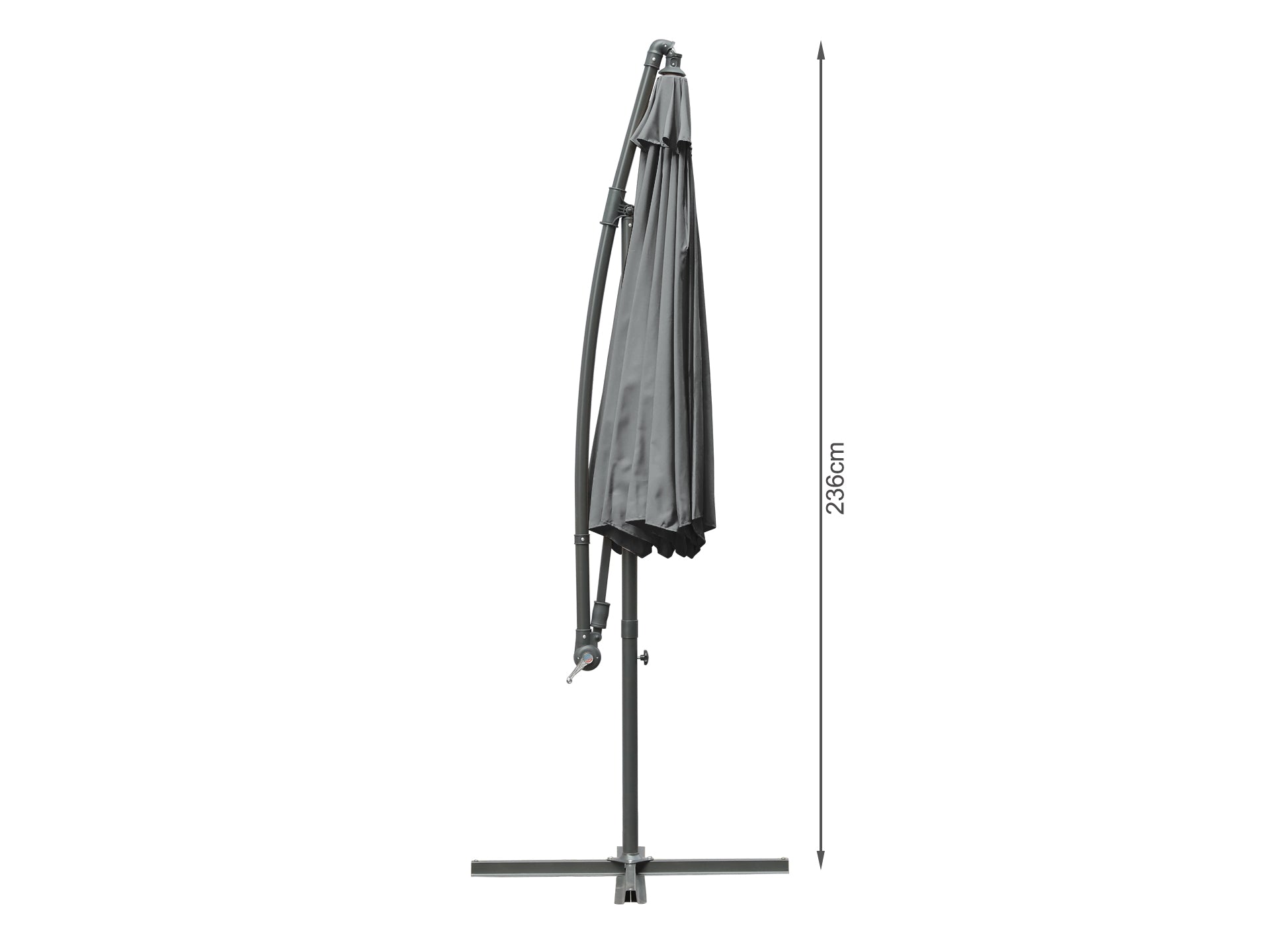 TOUGHOUT Kauri Outdoor Cantilever Umbrella 3m