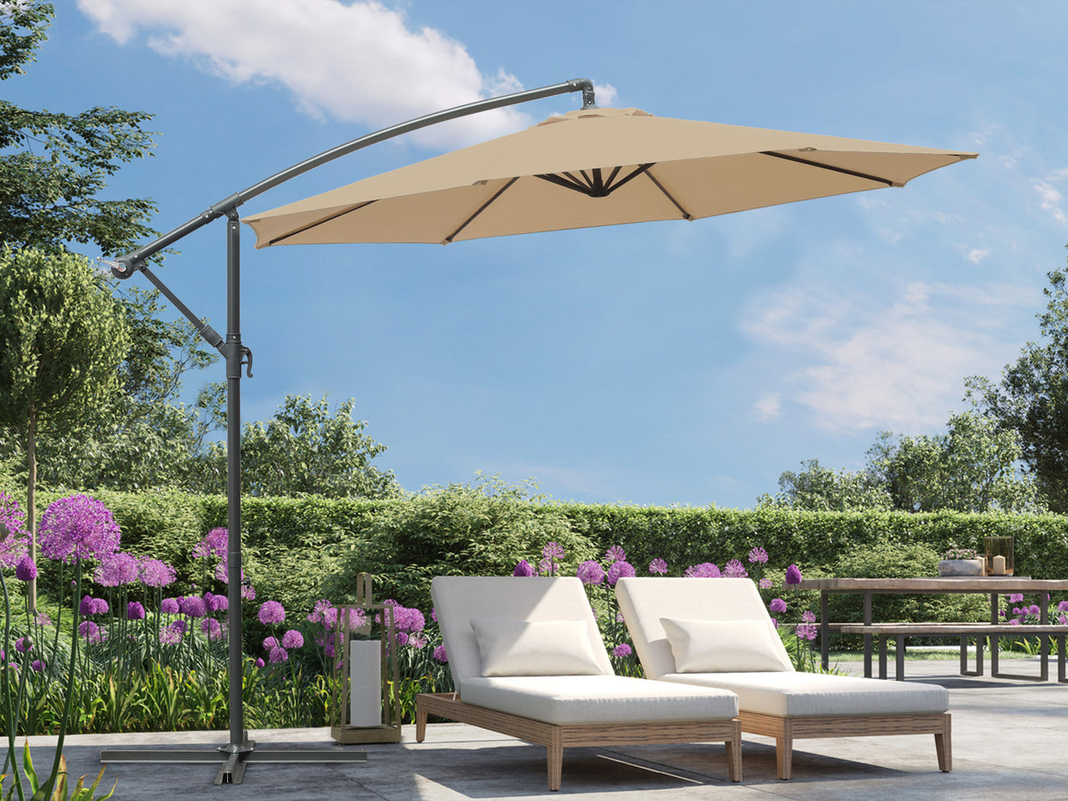 TOUGHOUT Kauri Outdoor Cantilever Umbrella 3m