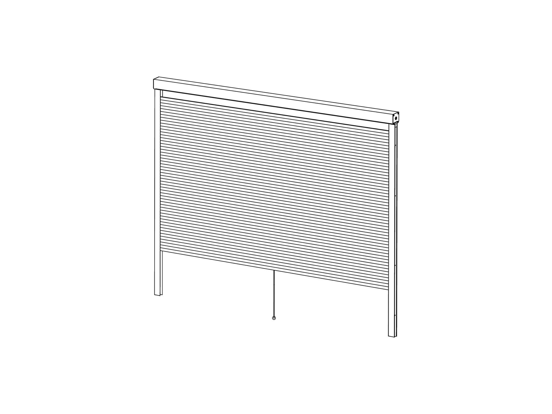 TOUGHOUT Louvre Roof Pergola Retractable Shade Blind - Charcoal Grey