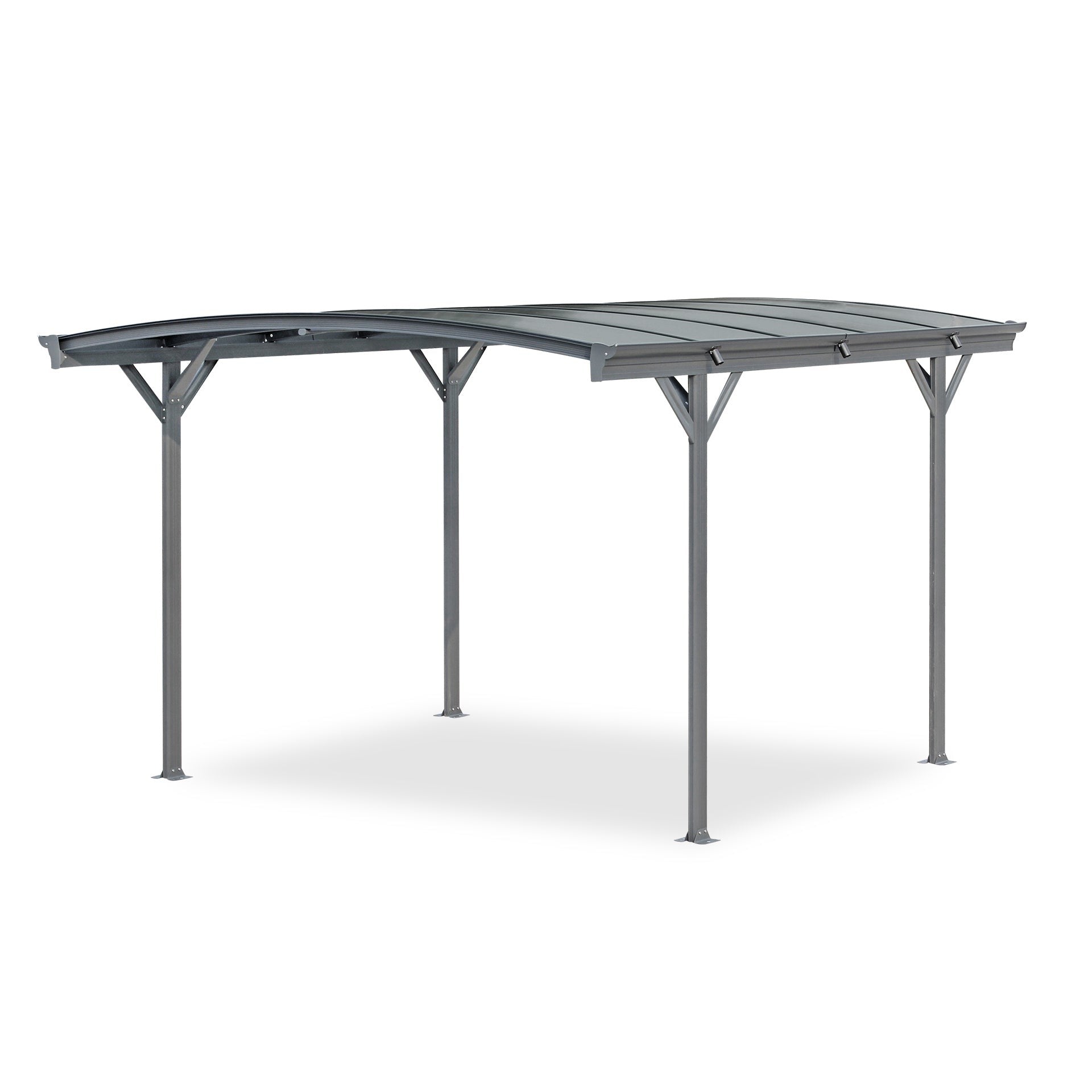 Patio Carport Canopy Curved Roof 3.6M x 3M