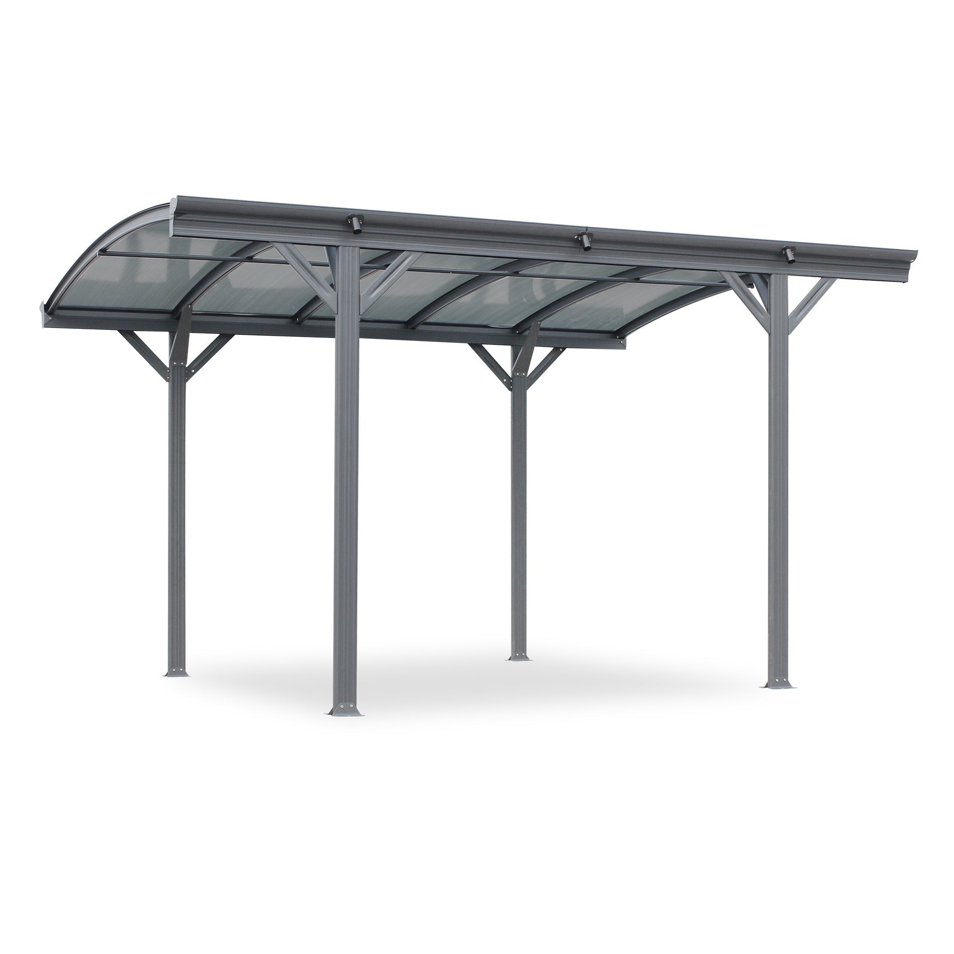 Patio Carport Canopy Curved Roof 3.6M x 3M