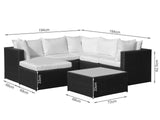 VERONA Rattan Outdoor Sofa Set 7PCS