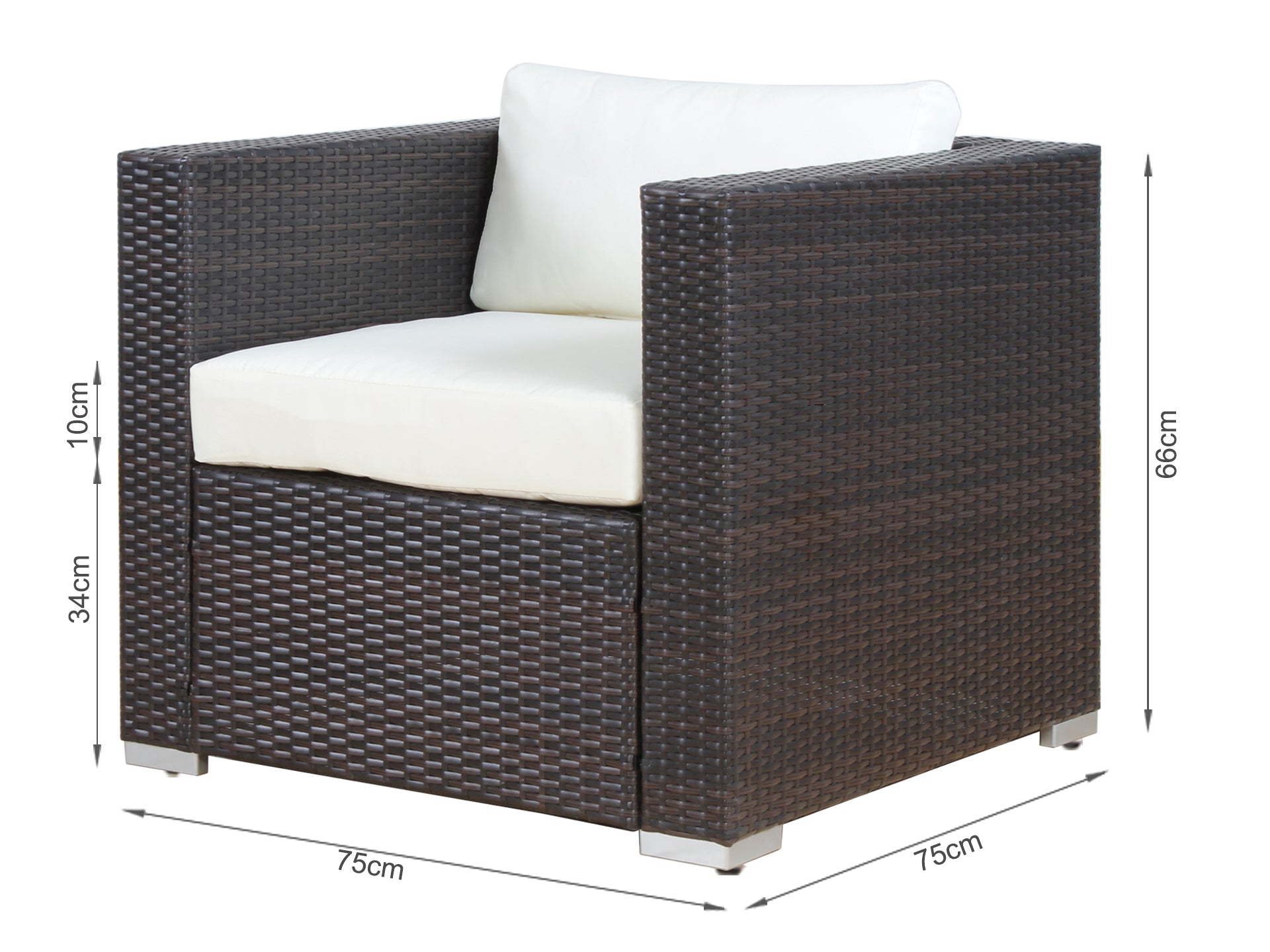 CEBU Rattan Outdoor Sofa Set 4PCS