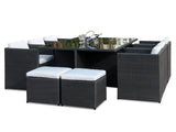 MALLORCA Rattan Outdoor Dining Set 11PCS