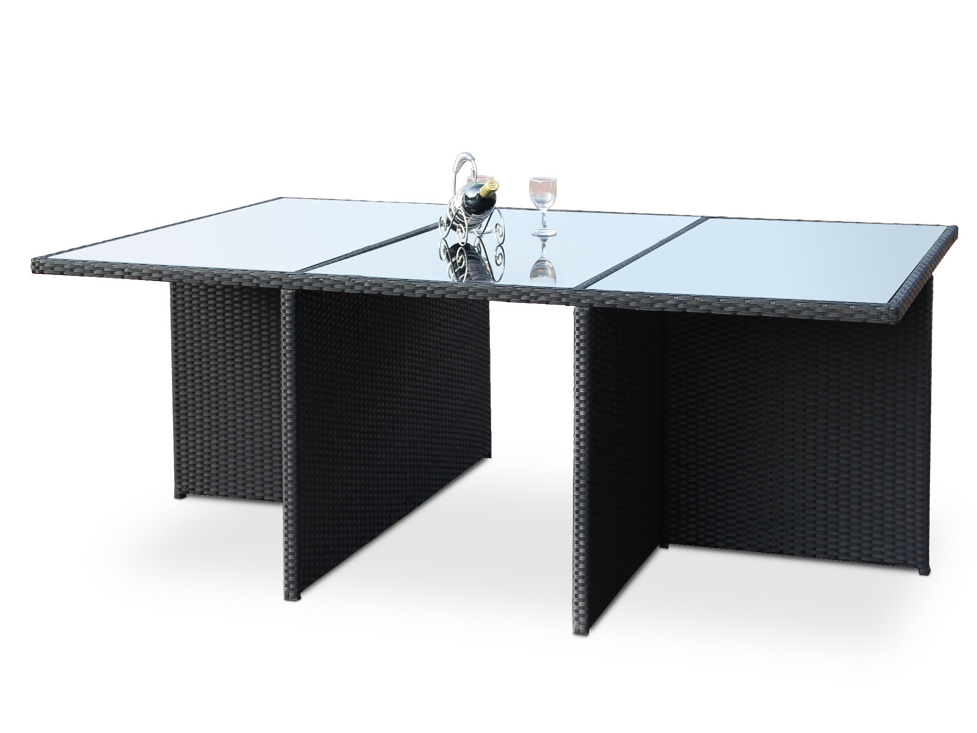 MALLORCA Rattan Outdoor Dining Set 11PCS
