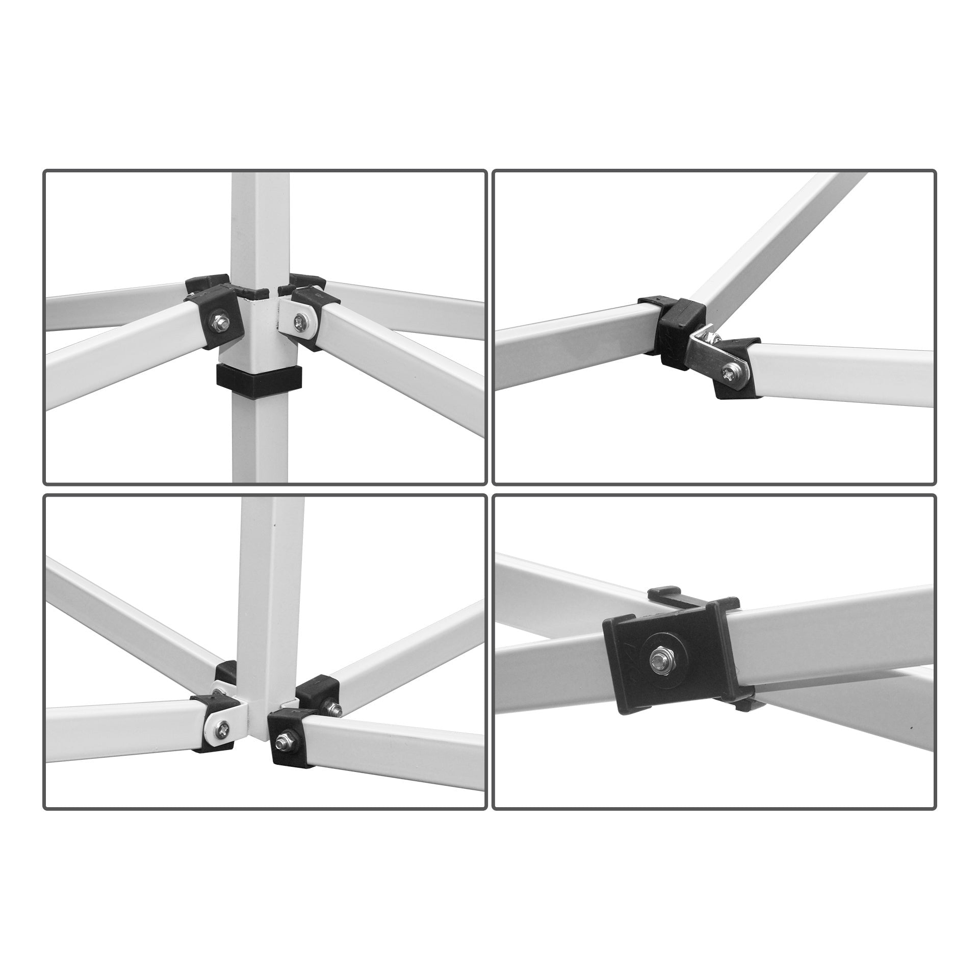 TOUGHOUT Breeze Gazebo 3x6M - White