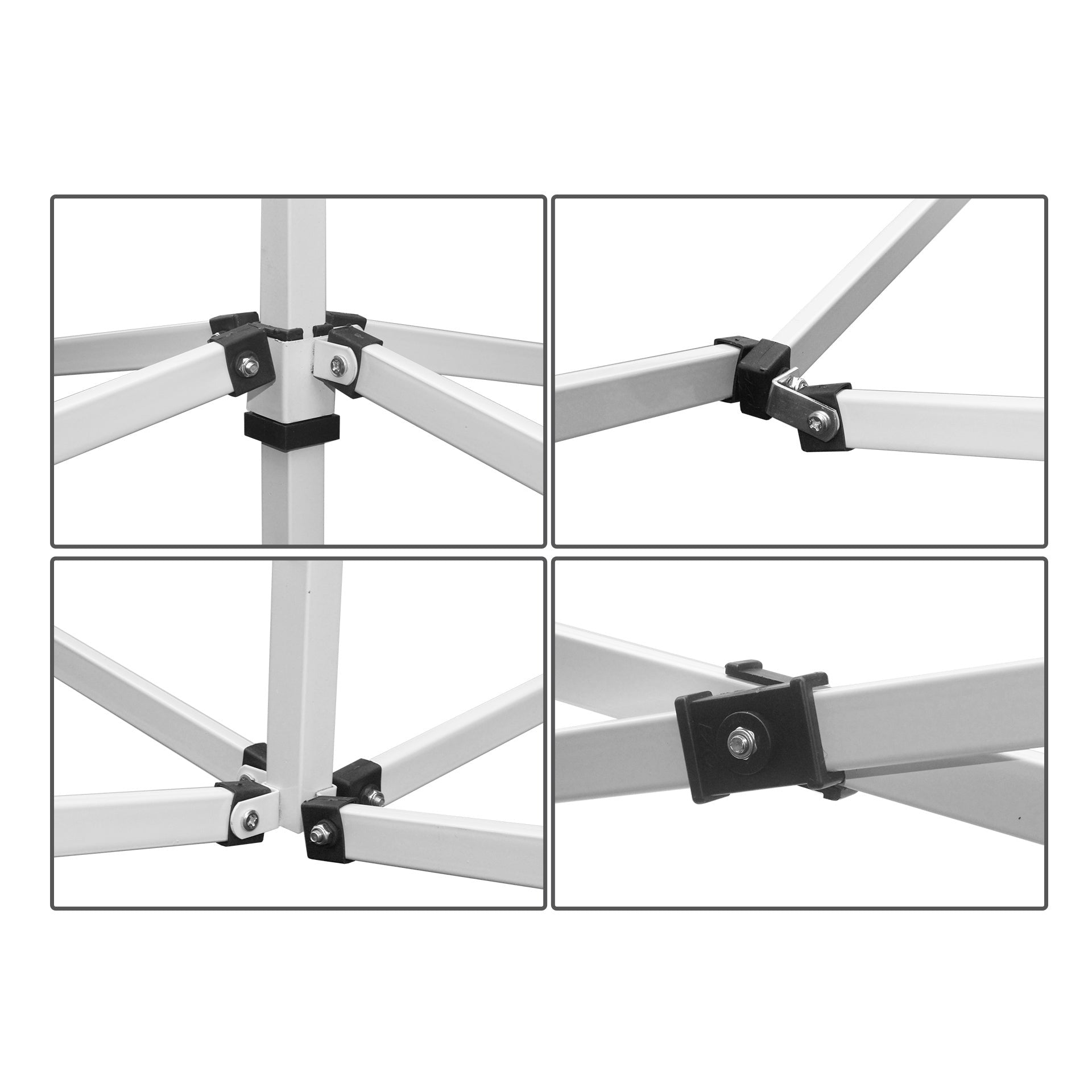 TOUGHOUT Breeze Gazebo 3x4.5M - White