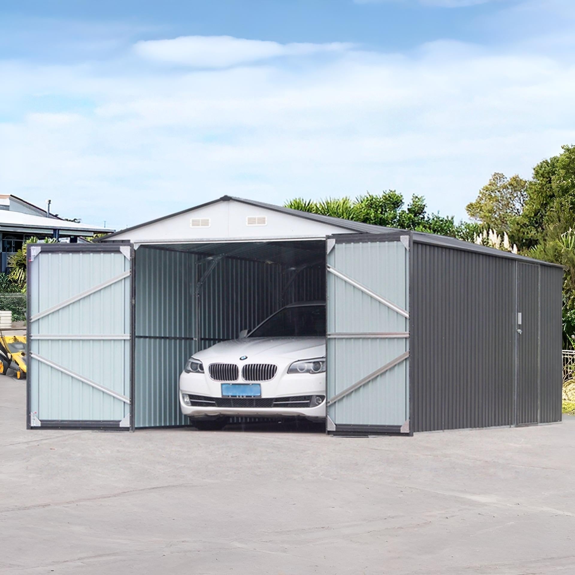 TOUGHOUT Car Garage Workshop 6.02Mx 3M x 2.32M