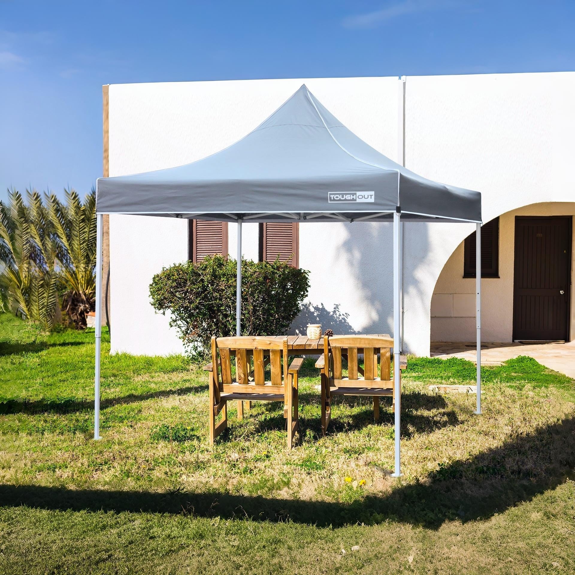 TOUGHOUT Thunderstorm Gazebo 3x3m - Grey