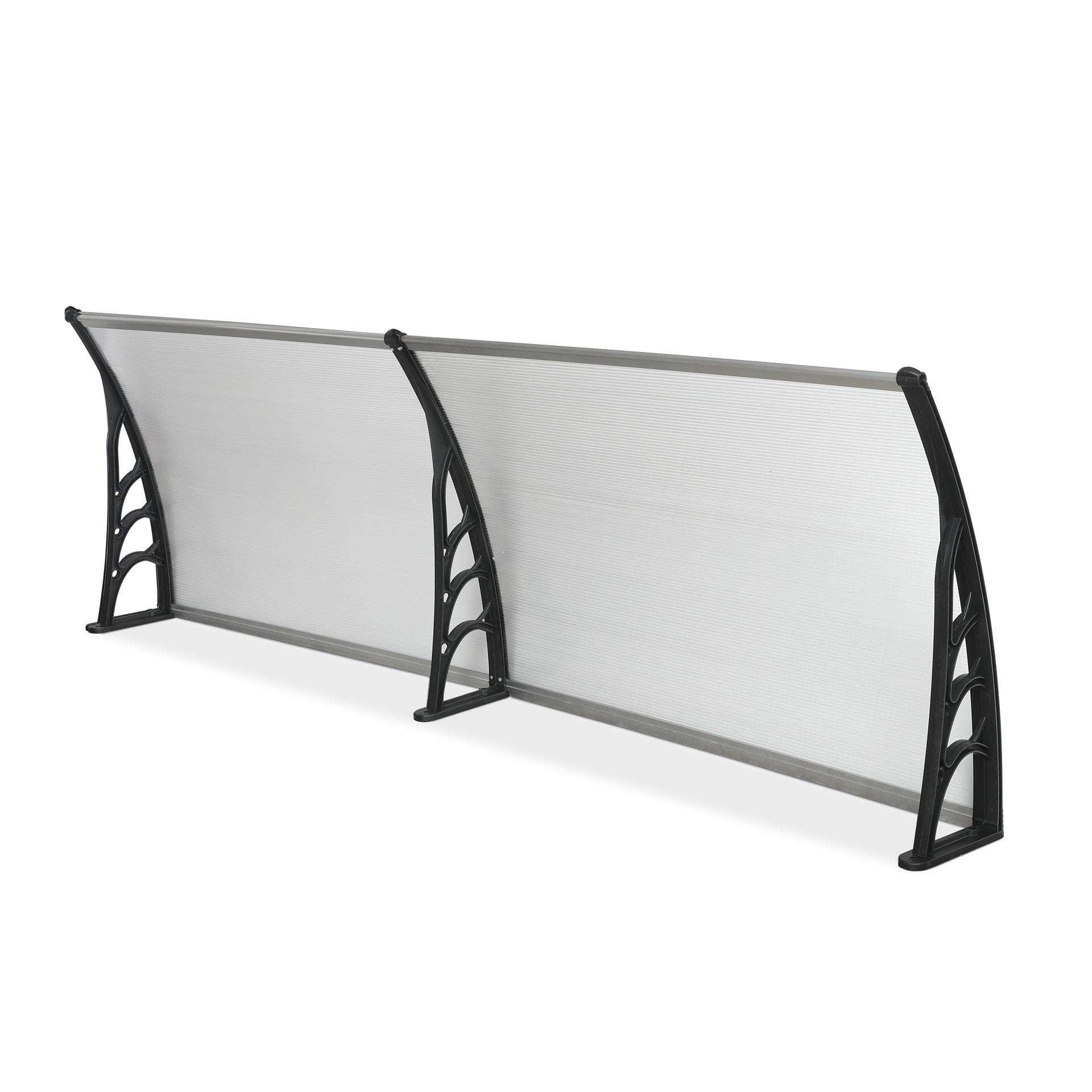 TOUGHOUT Canopy Awning Door Window Awning 2.4m x 0.8m