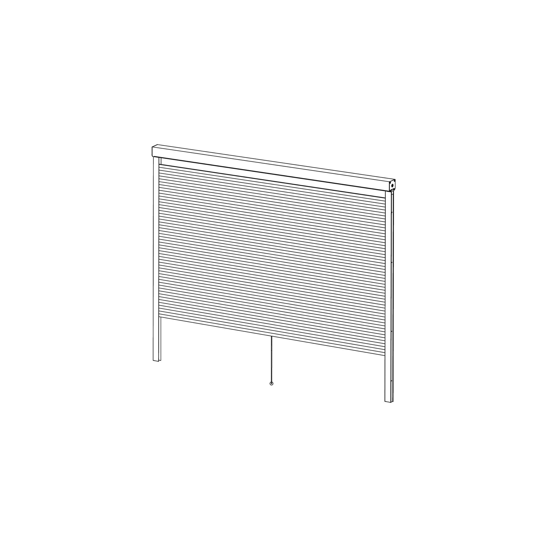 TOUGHOUT Louvre Roof Pergola Retractable Shade Blind - Charcoal Grey