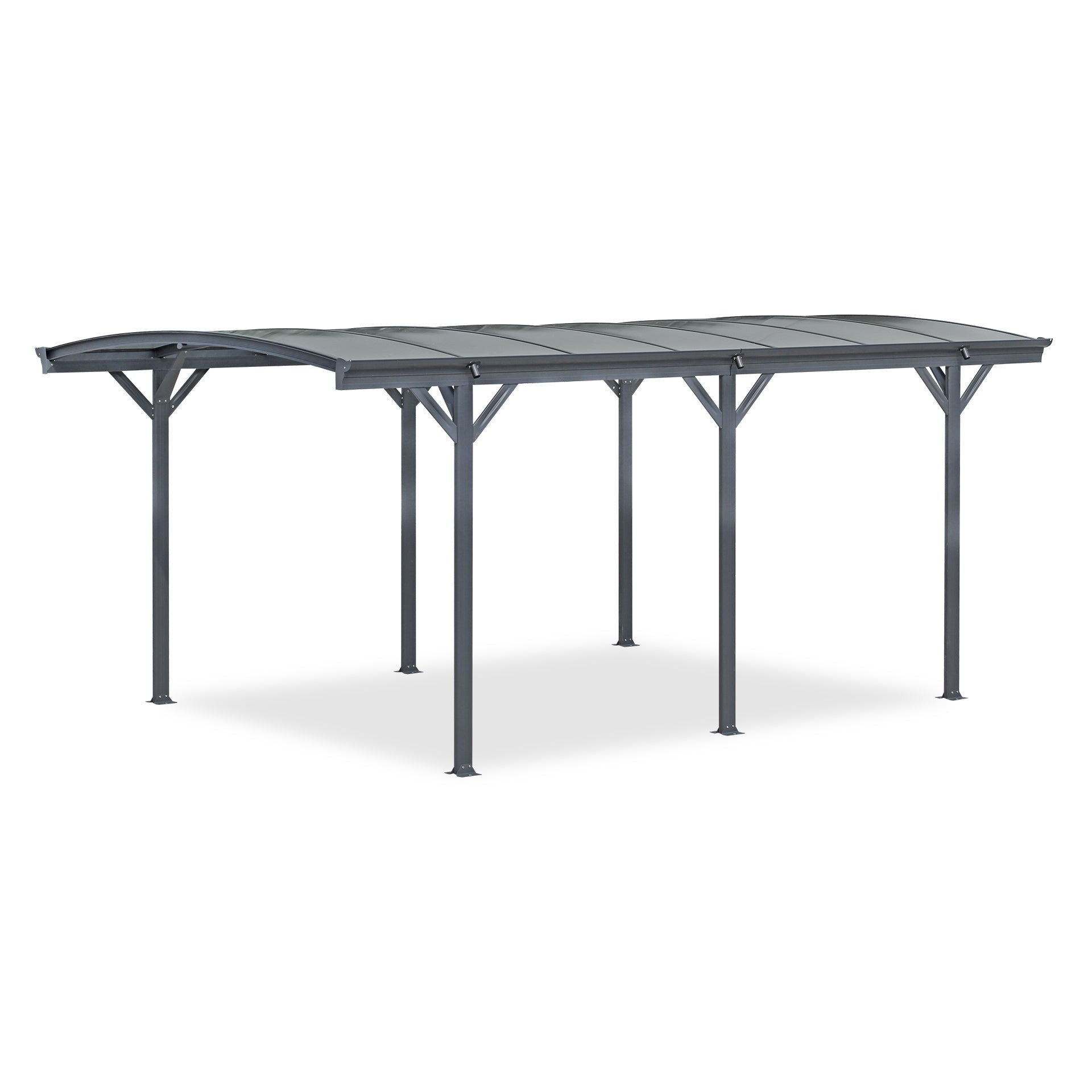 Patio Carport Canopy Curved Roof 5.05M x 3M