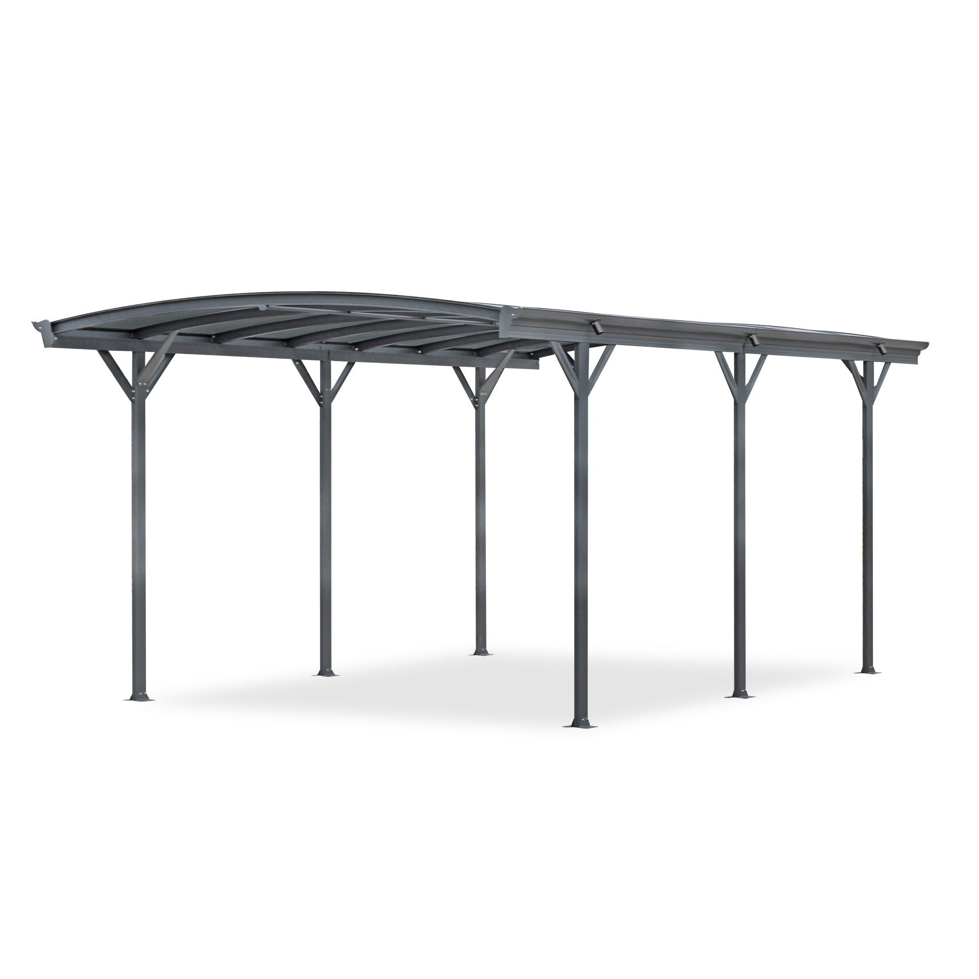 Patio Carport Canopy Curved Roof 5.05M x 3M