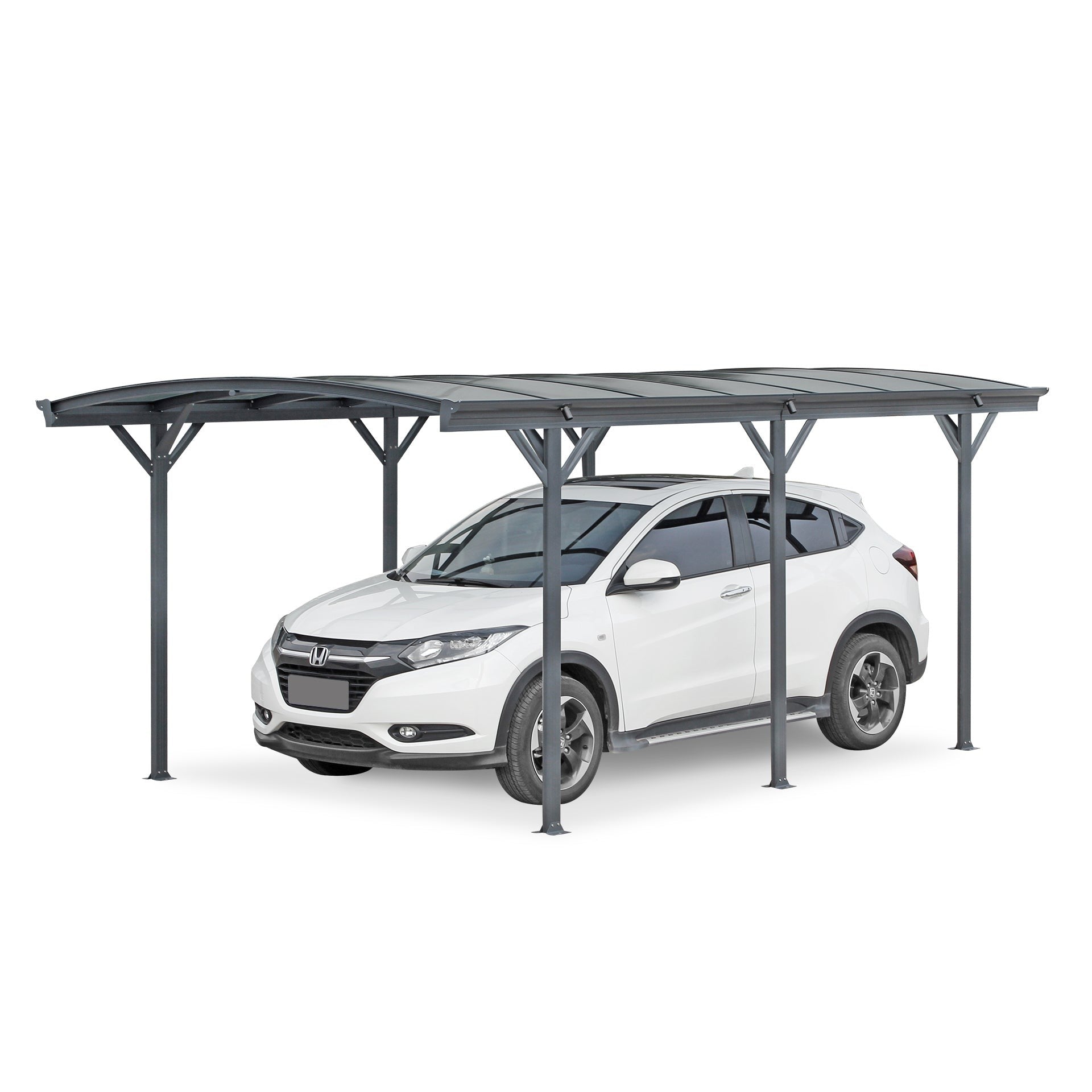 Patio Carport Canopy Curved Roof 5.05M x 3M