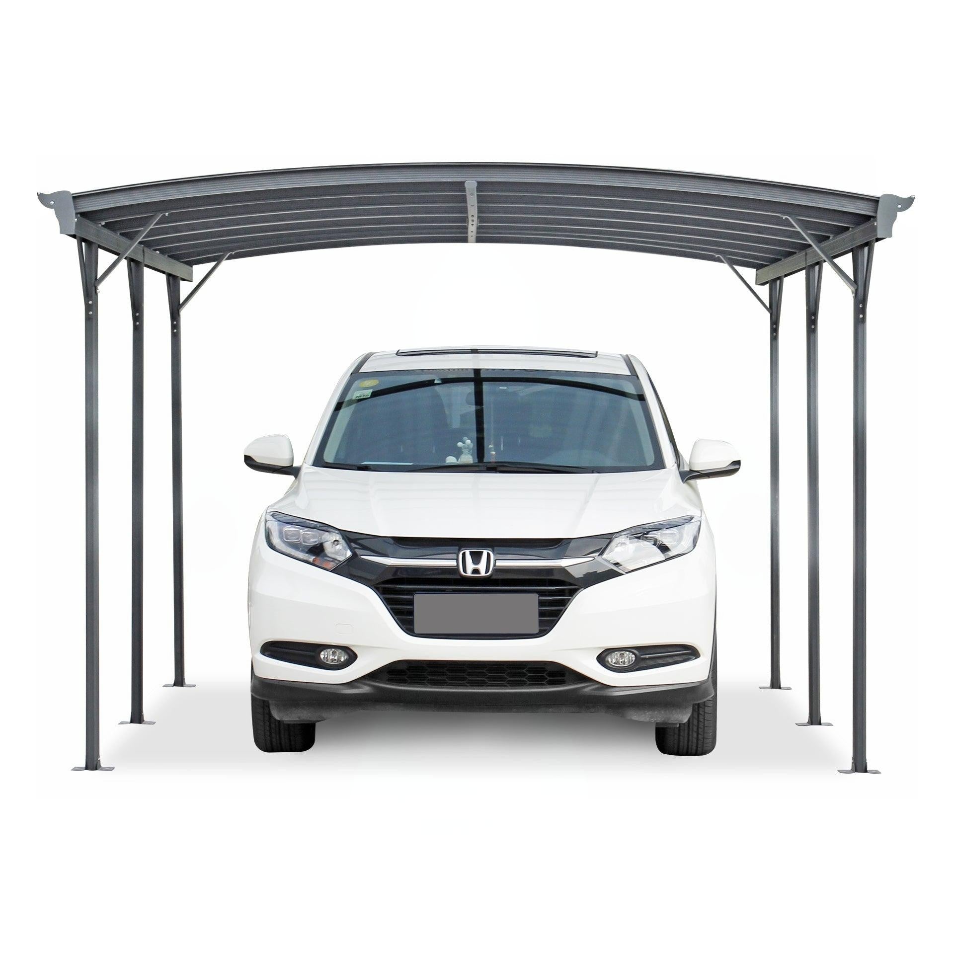 Patio Carport Canopy Curved Roof 5.05M x 3M