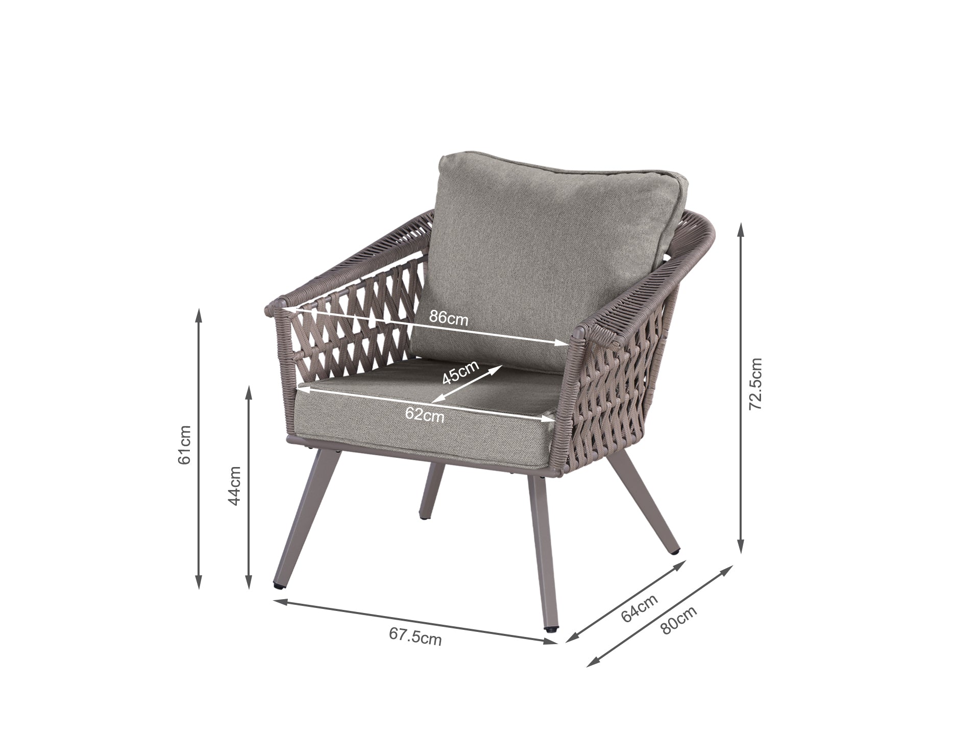 Hayman 4 Piece Outdoor Sofa Set