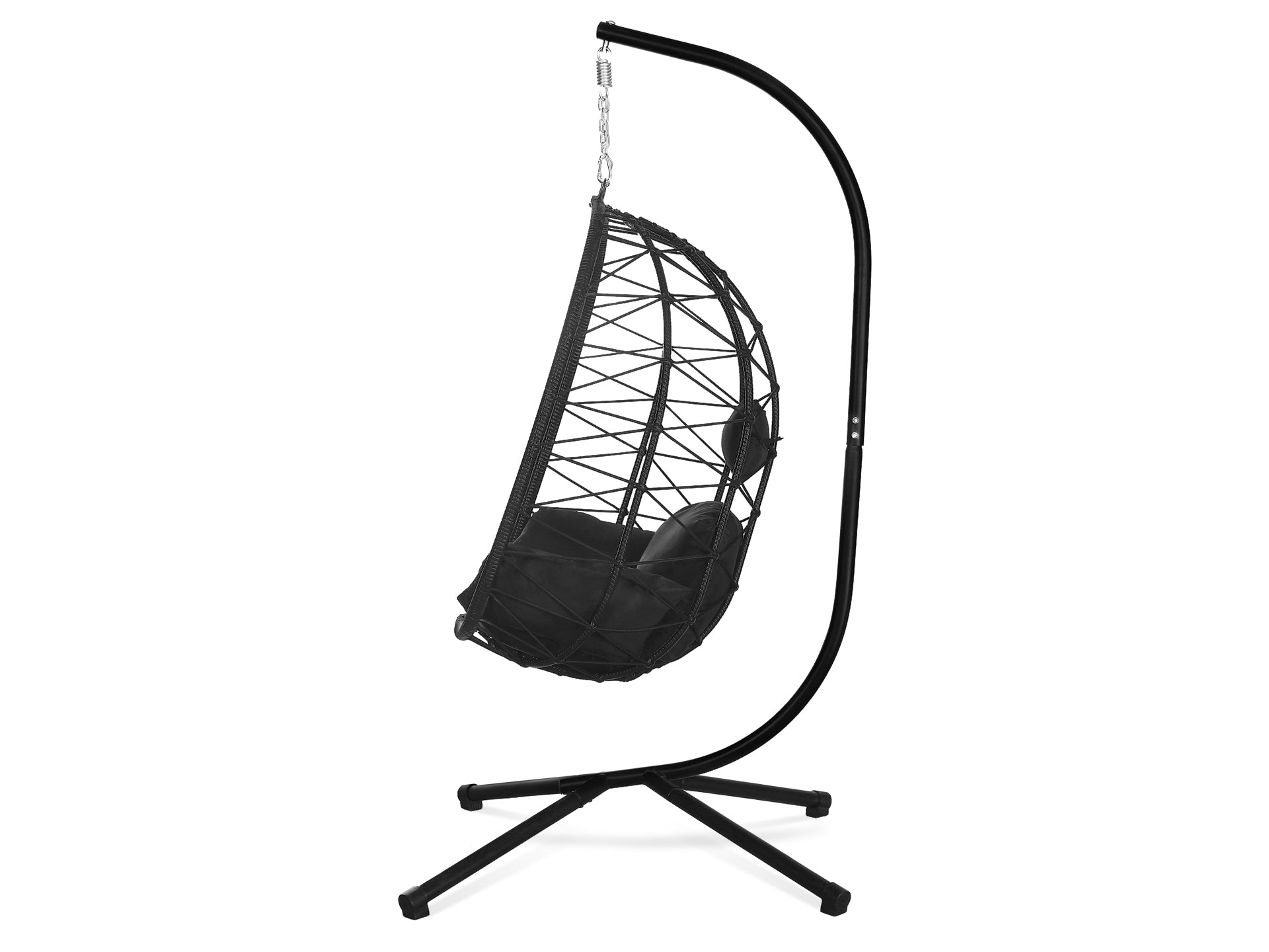 Molokai Outdoor Hanging Egg Chair - Black